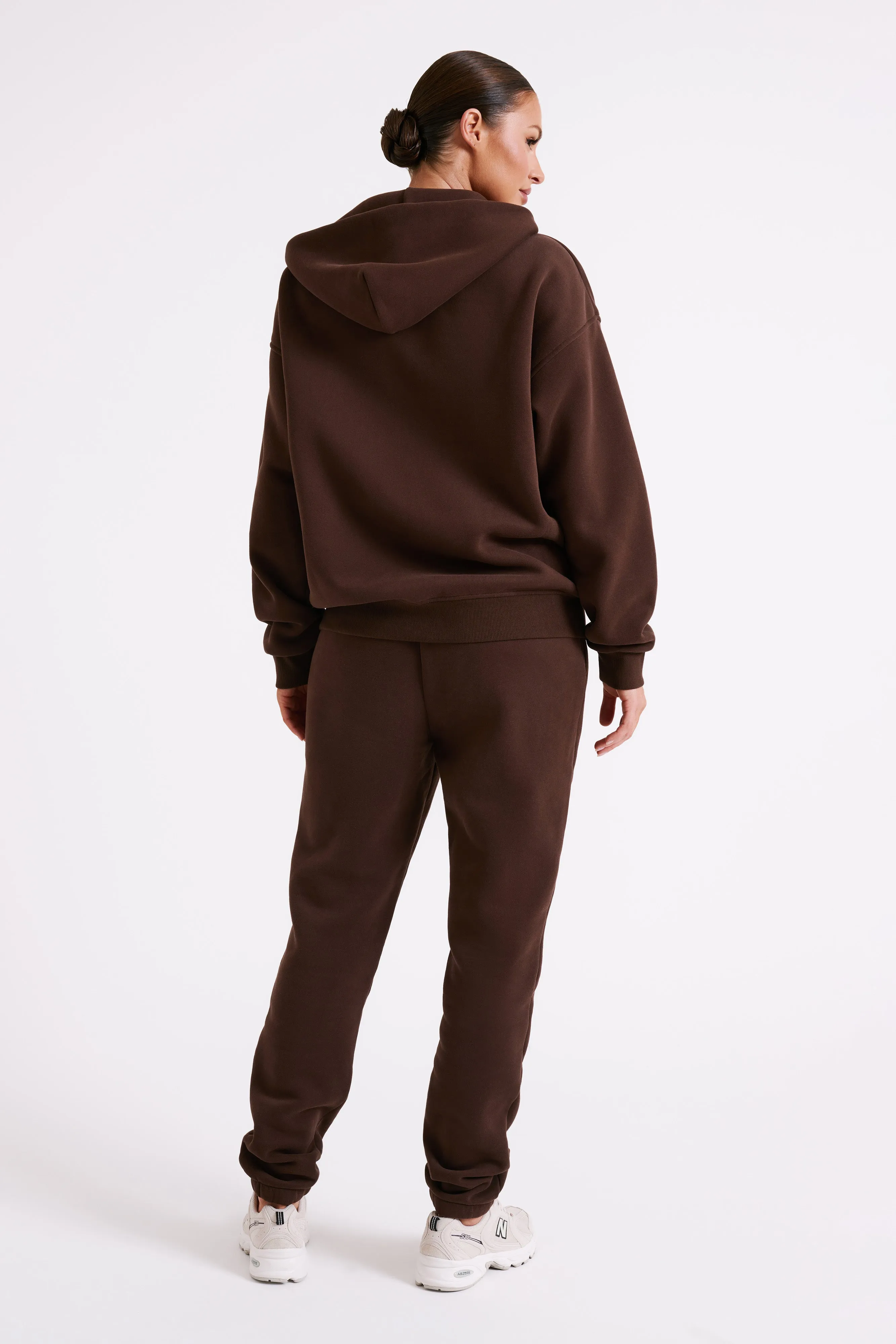 Corrie Unisex Zip Through Hoodie - Dark Chocolate sold by Meshki product image thumbnail 4