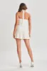 Wendy Pleated Knit Mini Skirt - Ivory sold by Meshki