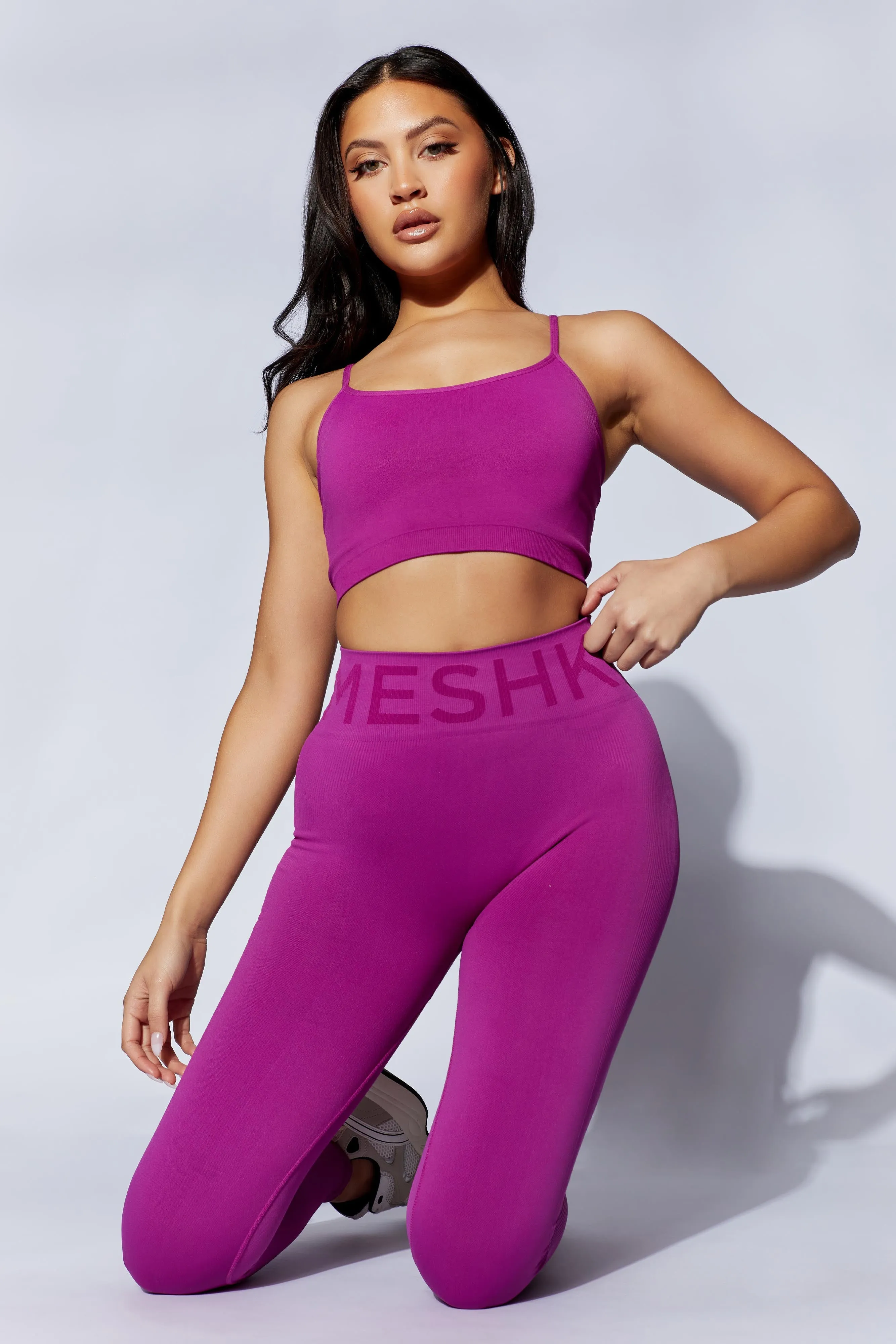 Lanie Scoop Neck Tank Top - Violet sold by Meshki product image thumbnail 4