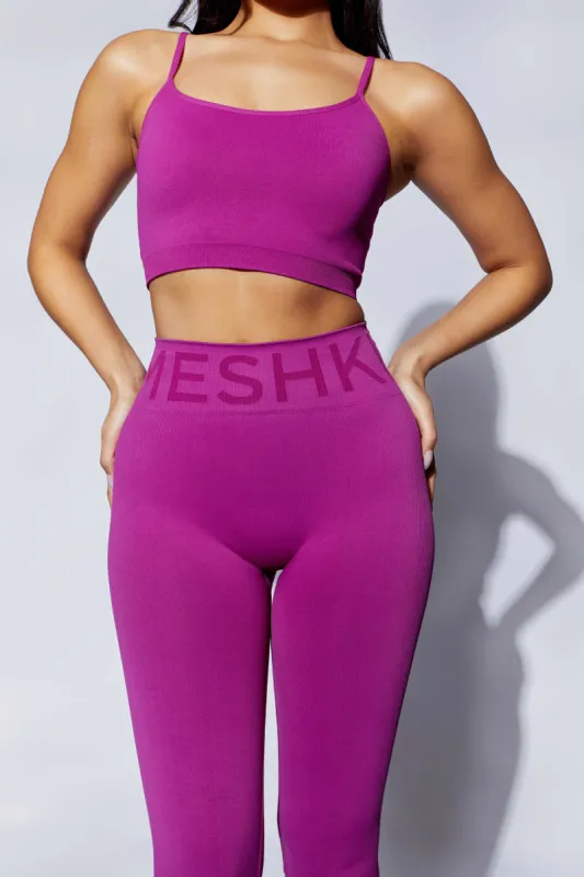 Lanie Scoop Neck Tank Top - Violet sold by Meshki