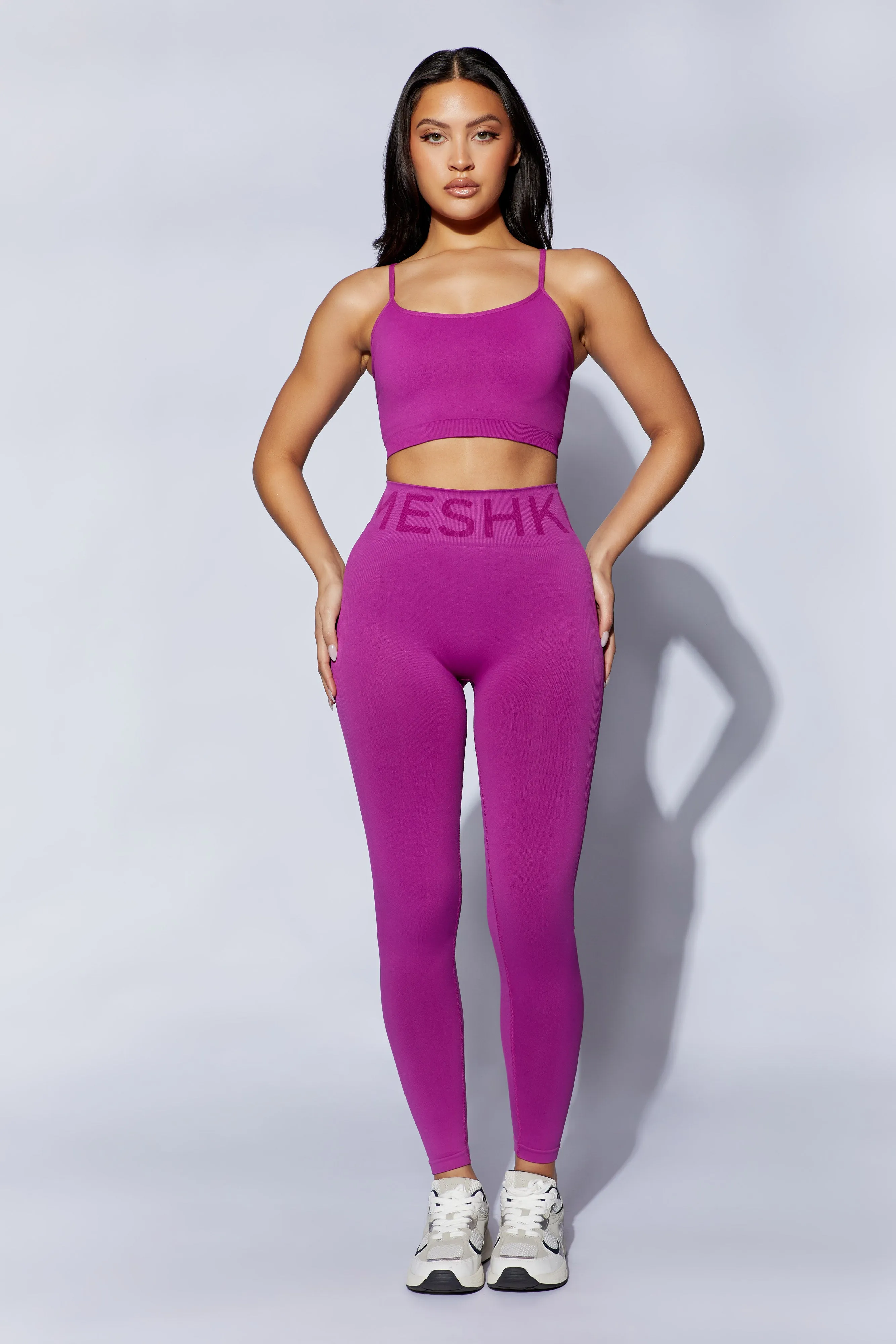 Lanie Scoop Neck Tank Top - Violet sold by Meshki product image thumbnail 3