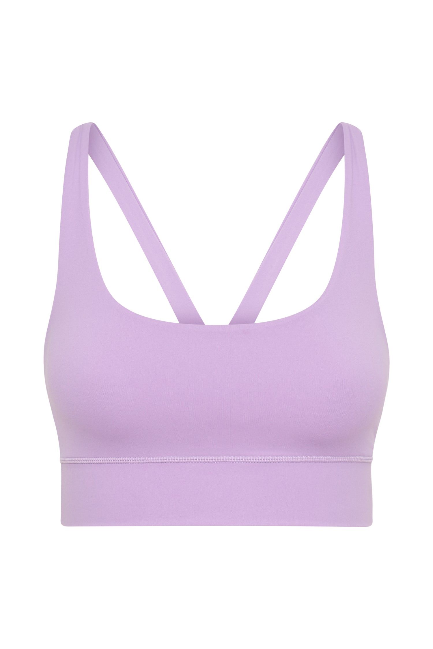 Elise V Back Cami Crop Top - Lilac sold by Meshki product image thumbnail 10