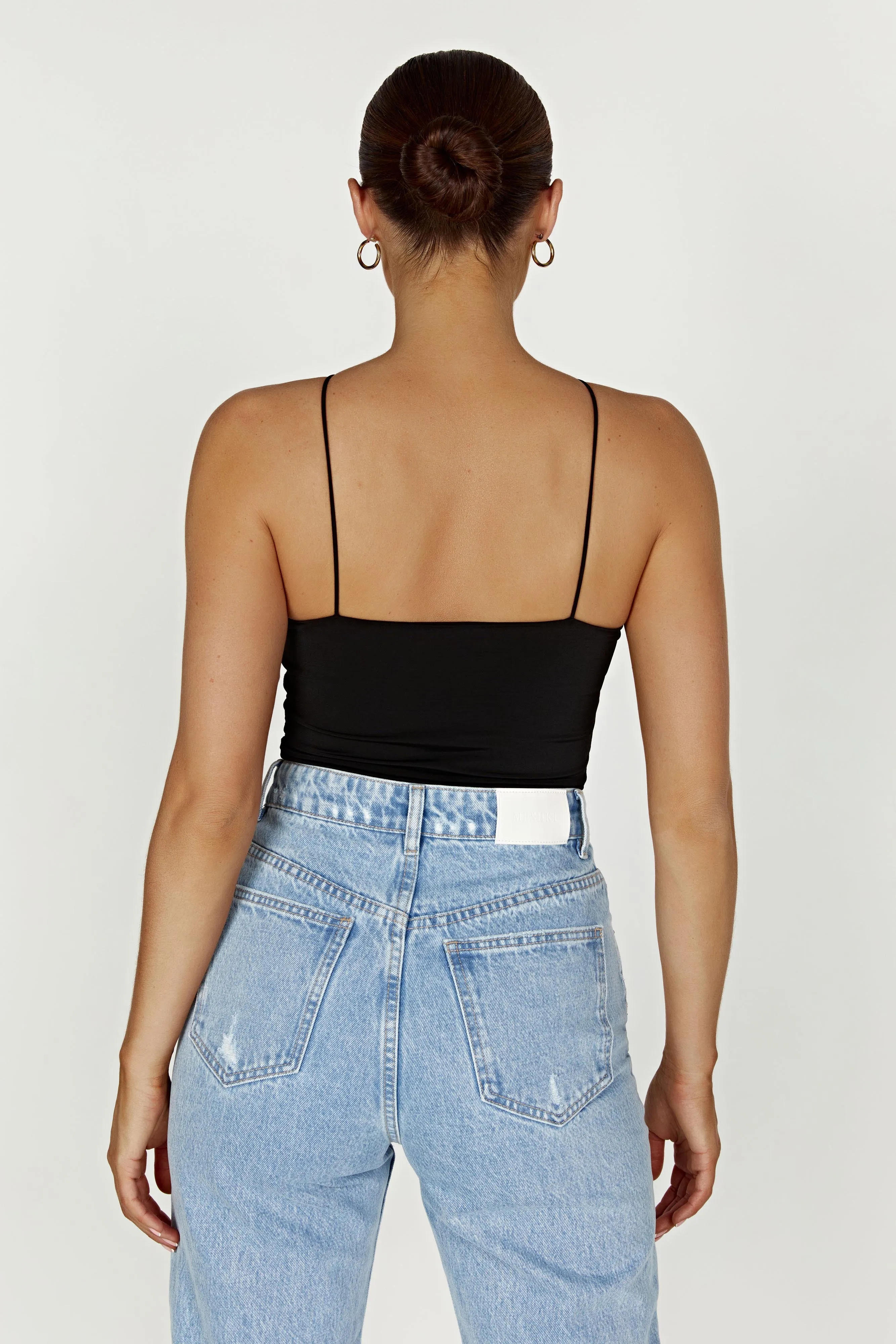 Adeline Rose Halter Top - Black sold by Meshki product image thumbnail 2