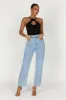 Adeline Rose Halter Top - Black sold by Meshki
