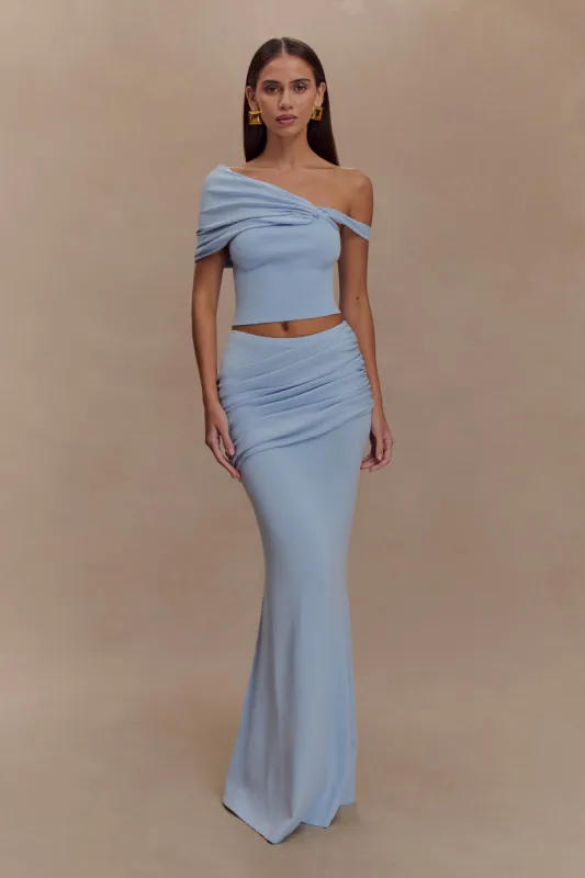 ERIKA Erika Diamante Maxi Skirt - Vermilion Red | Parallel