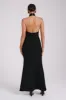 Genesis High Neck Maxi Dress - Black sold by Meshki