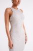 Sienna Midi Knit Dress - Grey sold by Meshki
