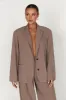 Simone Oversized Blazer - Coco sold by Meshki