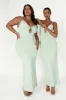 Maia Pointelle Knit Maxi Dress - Pistachio Green sold by Meshki