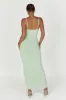 Maia Pointelle Knit Maxi Dress - Pistachio Green sold by Meshki
