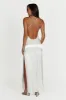 Whitney Wetlook Maxi Dress - White sold by Meshki
