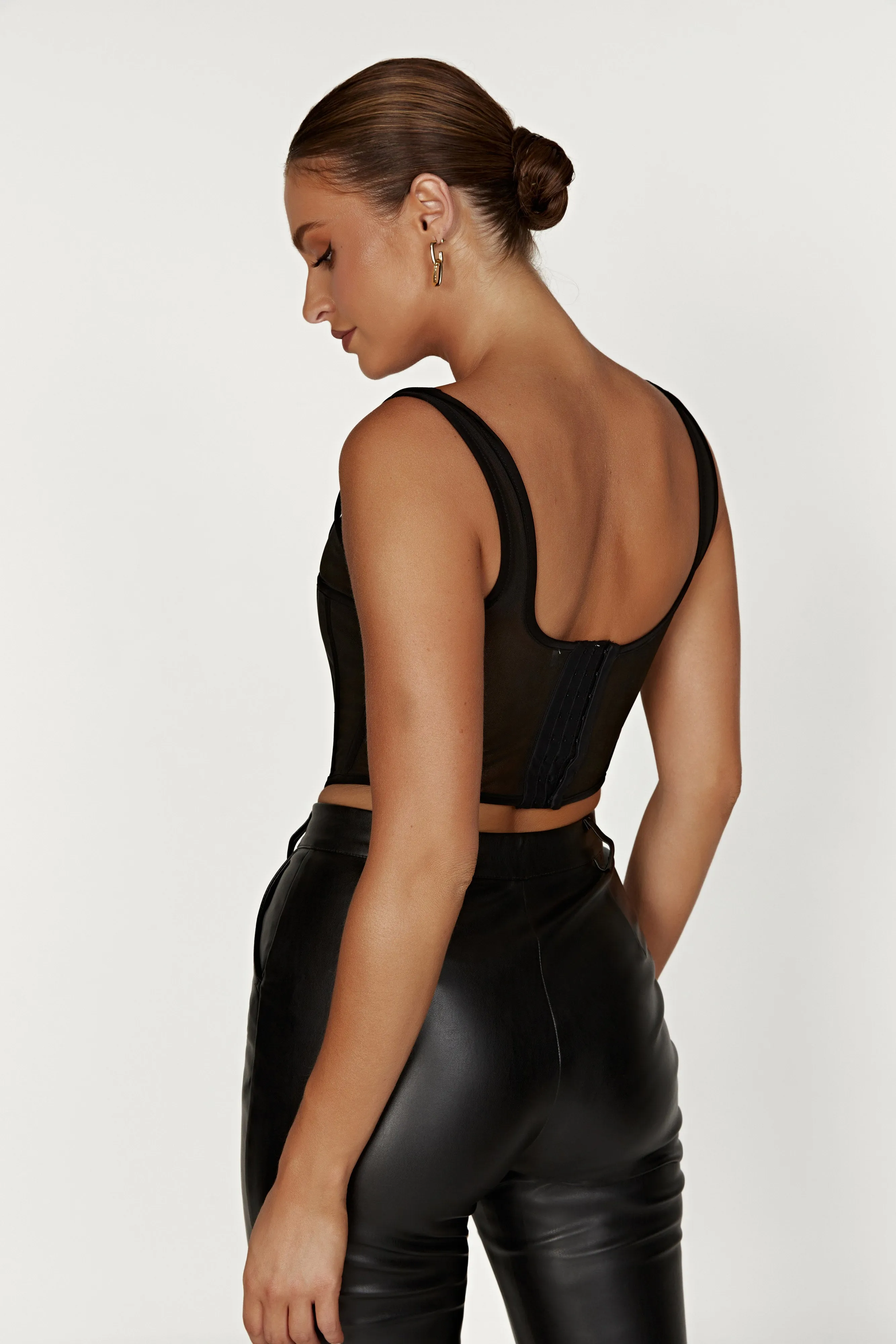 Delaney Corset Bustier - Black sold by Meshki product image thumbnail 2