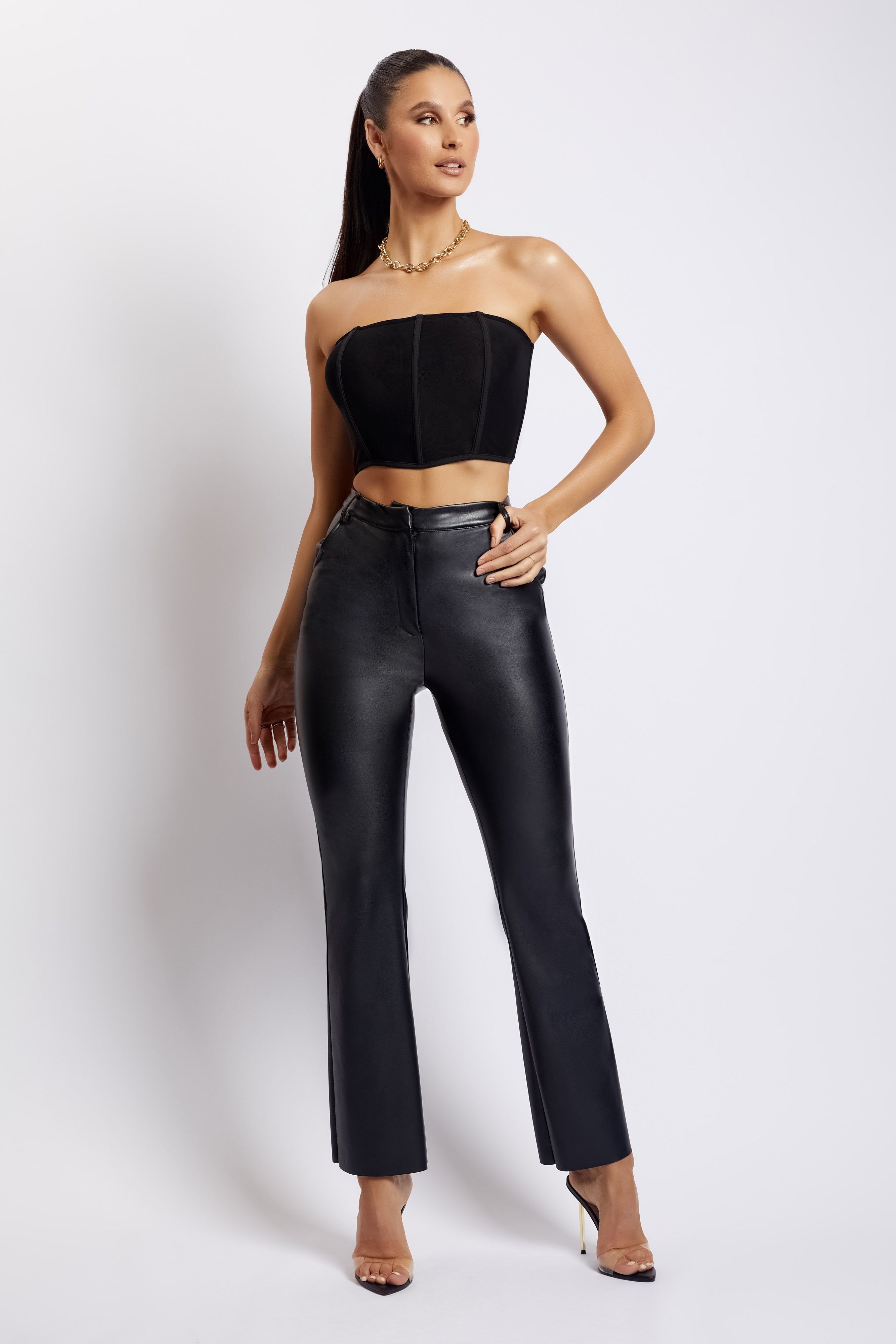 Allie Mesh Corset - Black sold by Meshki product image thumbnail 5