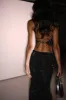 Tamra Strappy Diamante Top - Black sold by Meshki