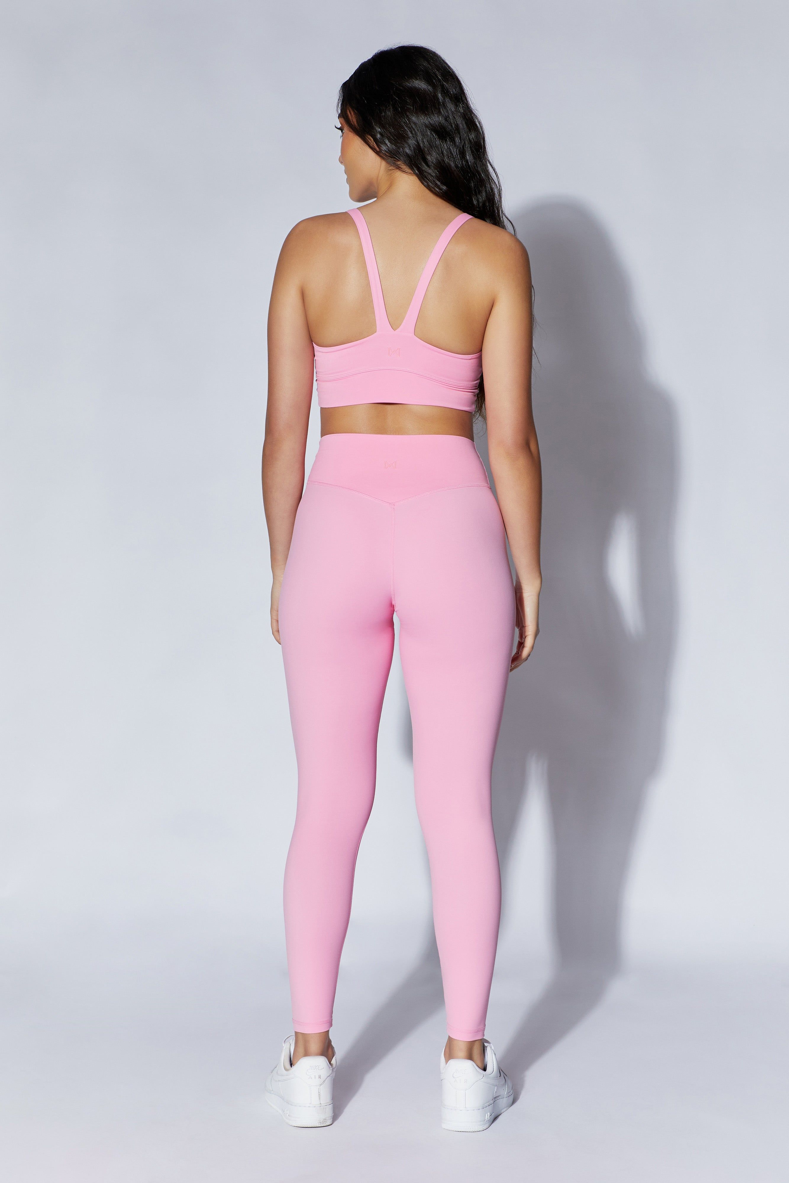 Elise V Back Cami Crop Top - Candy Pink sold by Meshki product image thumbnail 2