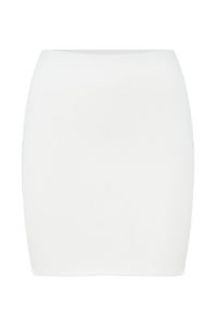 Harlow Mini Skirt - White sold by Meshki