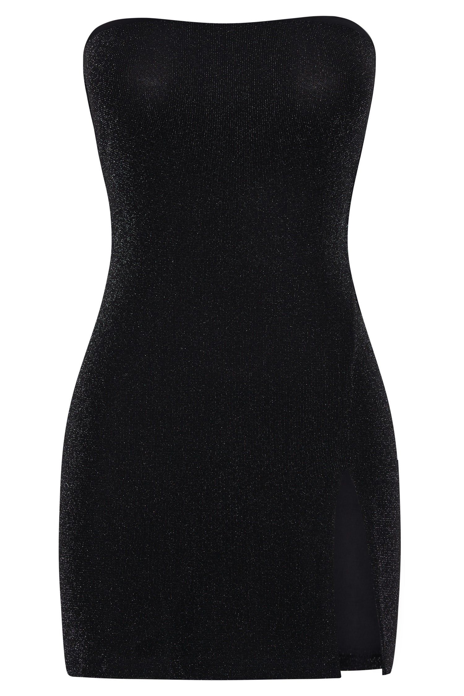 Aurelie Strapless Split Mini Dress - Black sold by Meshki product image thumbnail 10