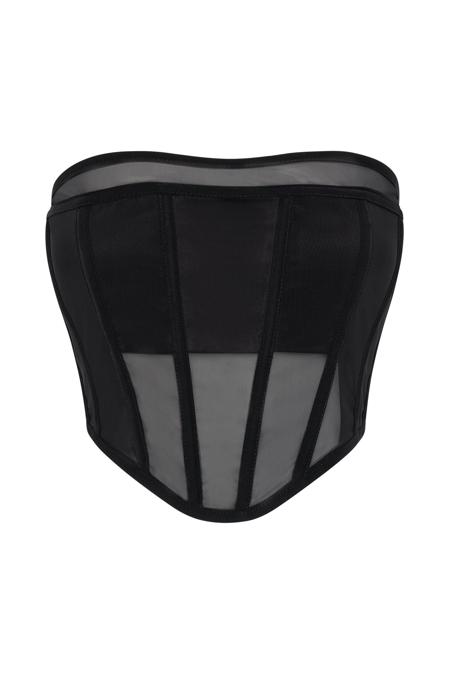 Helen Strapless Corset Bustier - Black sold by Meshki product image thumbnail 7