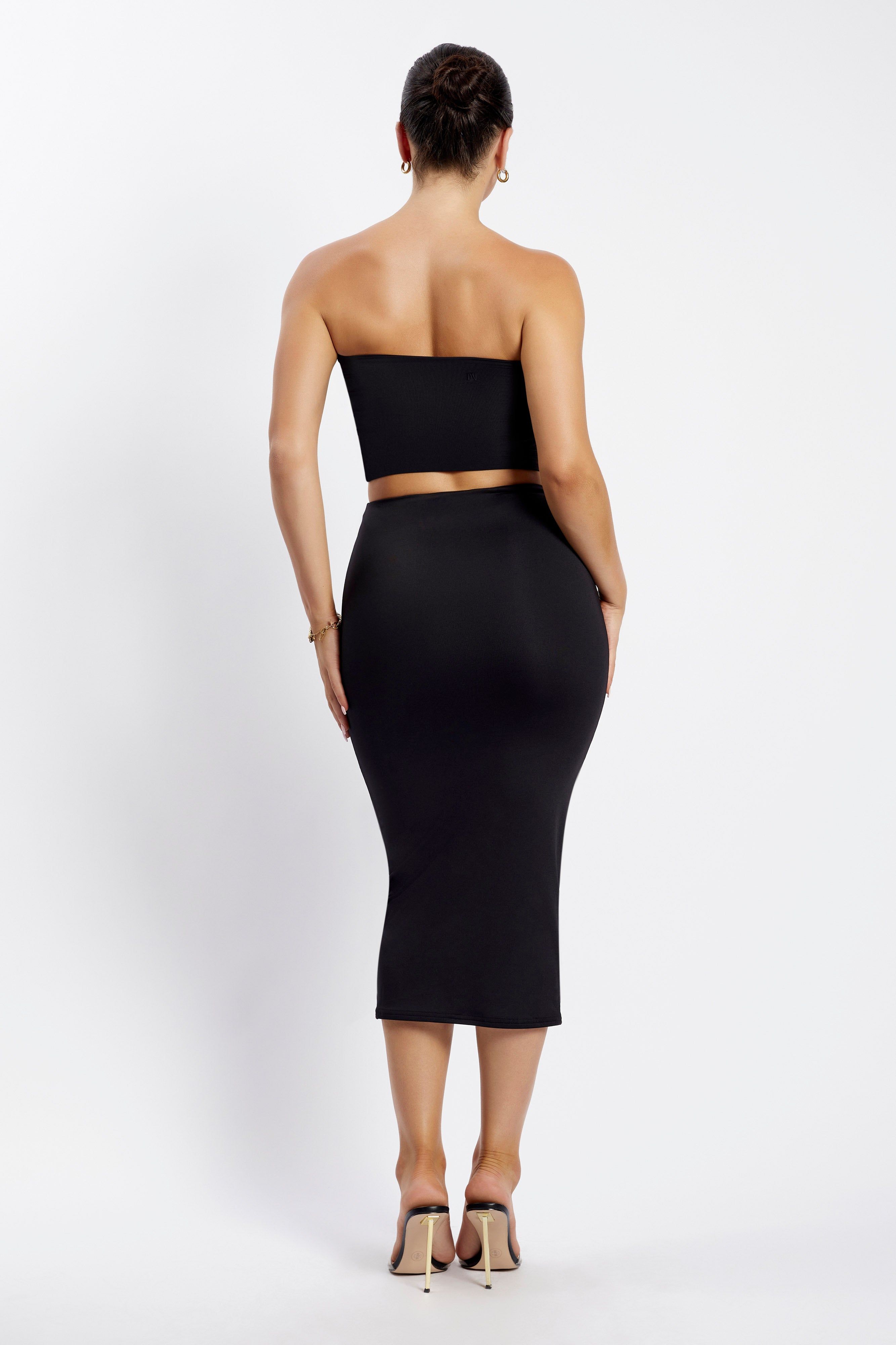 Charley Midi Skirt - Black sold by Meshki product image thumbnail 10