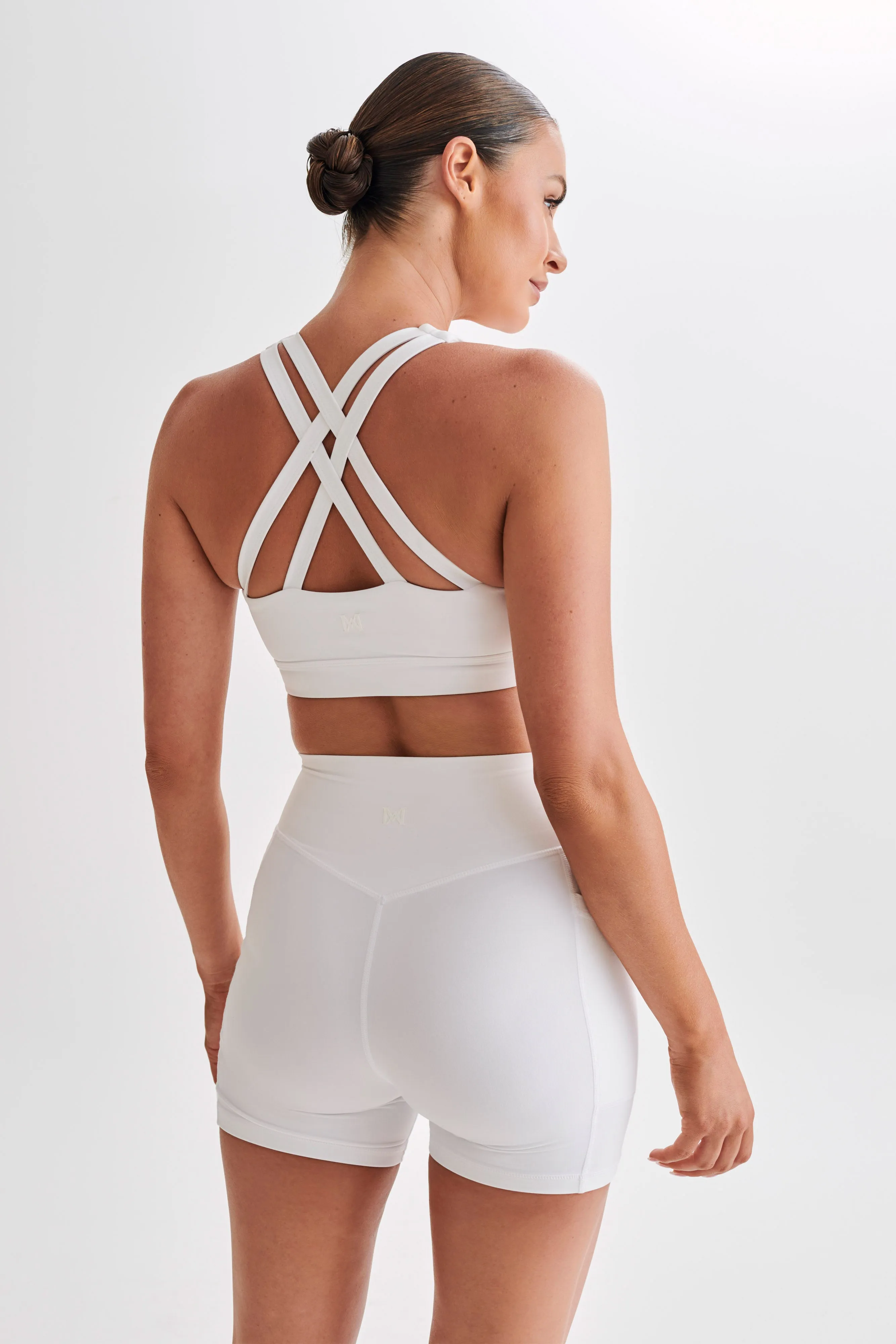 Jackie Twist Crop Top - White sold by Meshki product image thumbnail 2