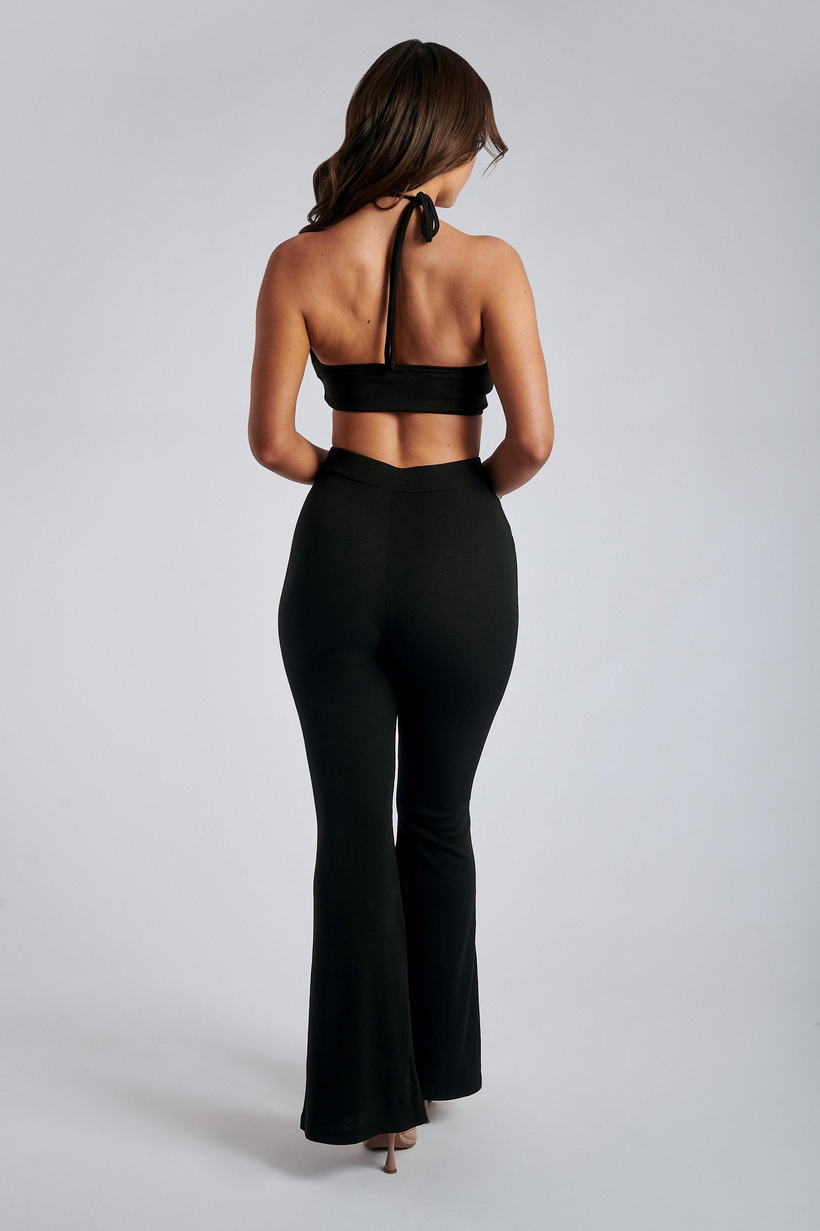 Ruby Ruched Crop Top - Black sold by Meshki product image thumbnail 2