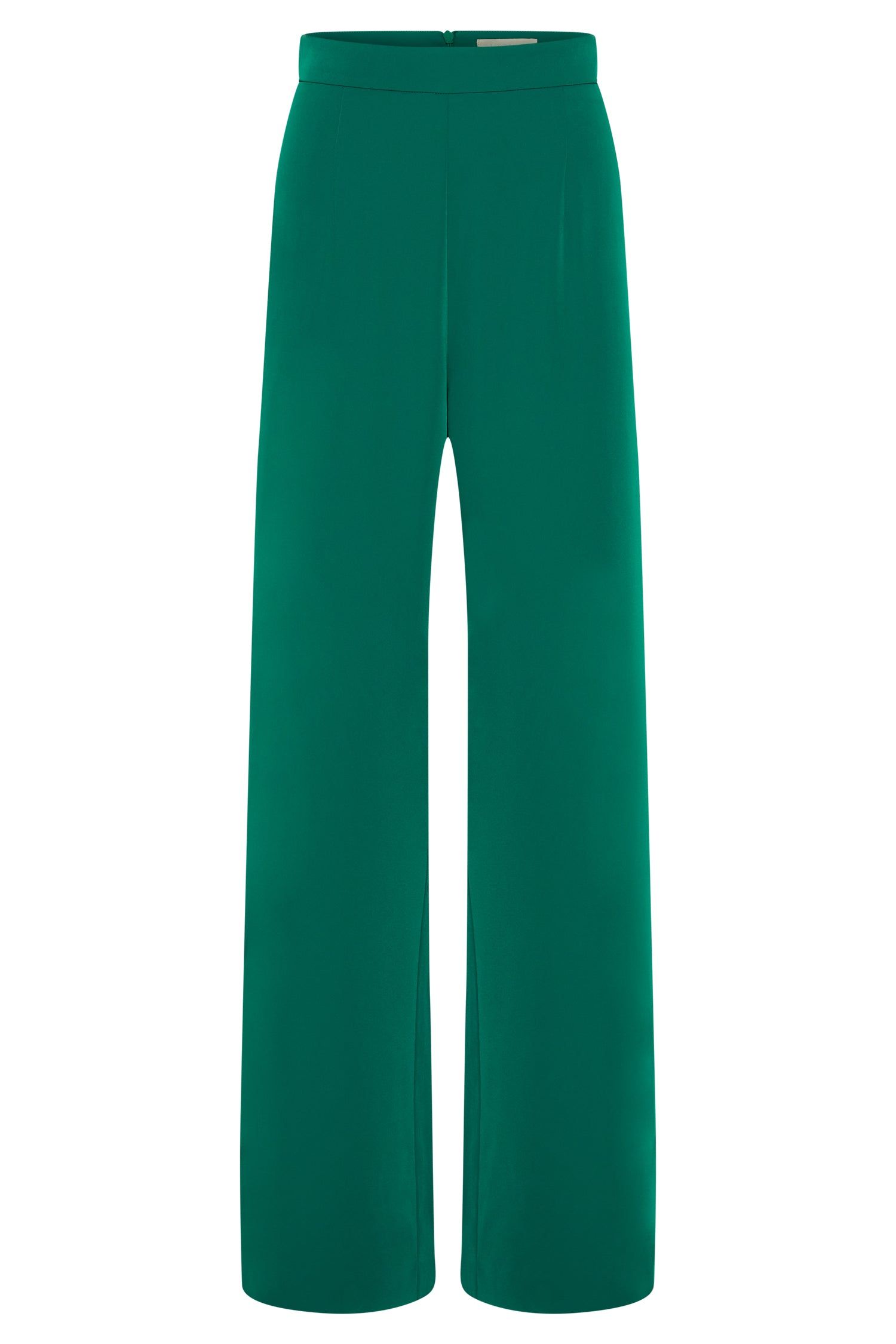 Saskia Straight Leg Trousers - Bottle Green sold by Meshki product image thumbnail 10