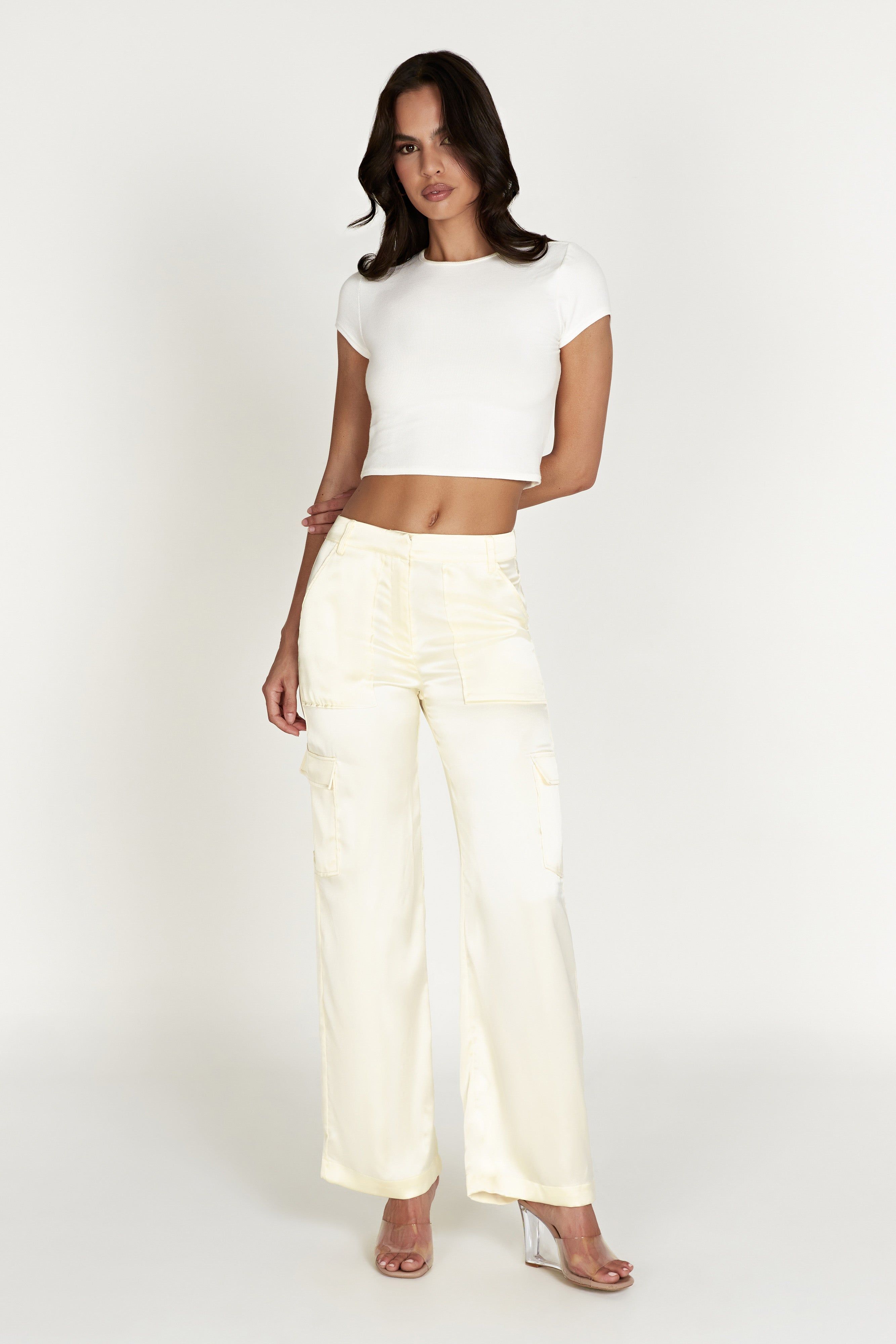 Haylee T-Shirt - White sold by Meshki product image thumbnail 5