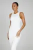 Jill Sleeveless Tank Midi Dress - White sold by Meshki