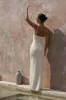 Amorette Lace Trim Maxi Dress - Bone sold by Meshki
