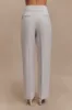 Penelope Pleated High Waisted Pants - Grey sold by Meshki