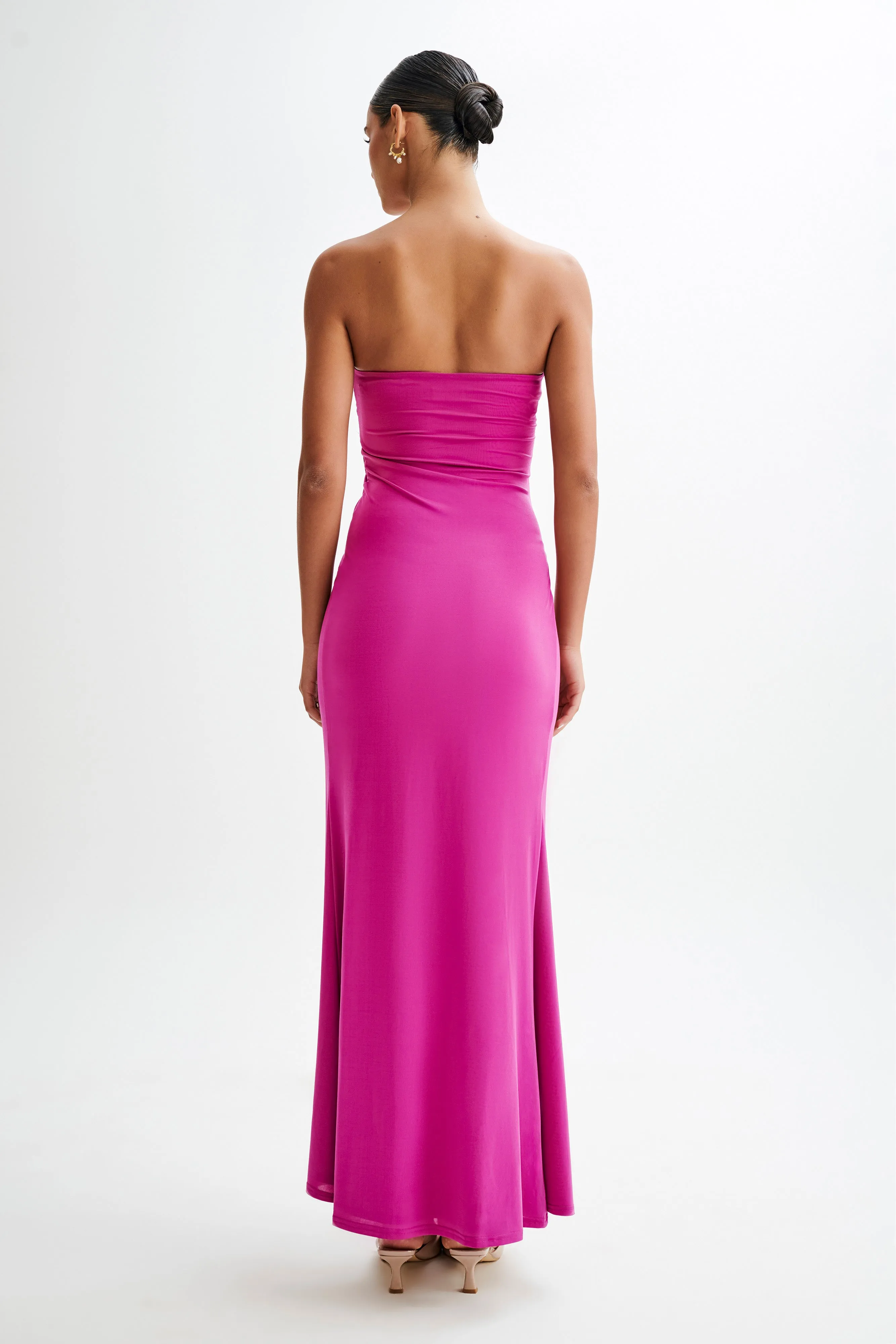 Cosima Slinky Strapless Maxi Dress - Violet sold by Meshki product image thumbnail 2