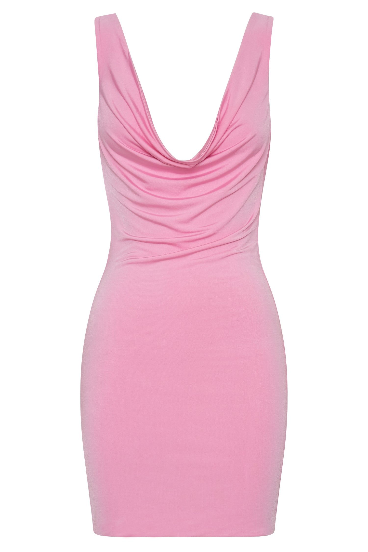 Juliette Cowl Mini Dress - Bubblegum Pink sold by Meshki product image thumbnail 8