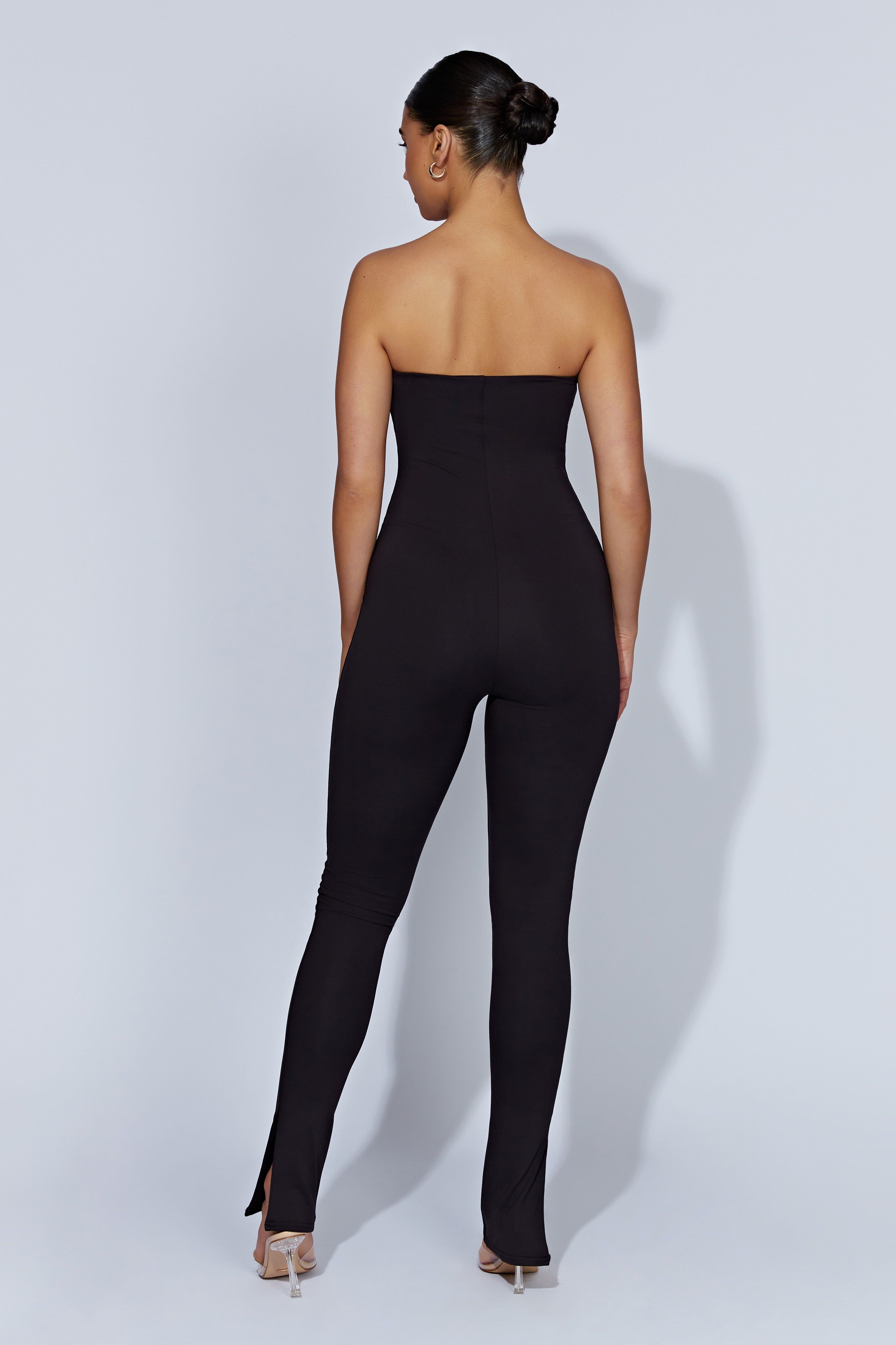 Peggy Strapless Jumpsuit - Black sold by Meshki product image thumbnail 2