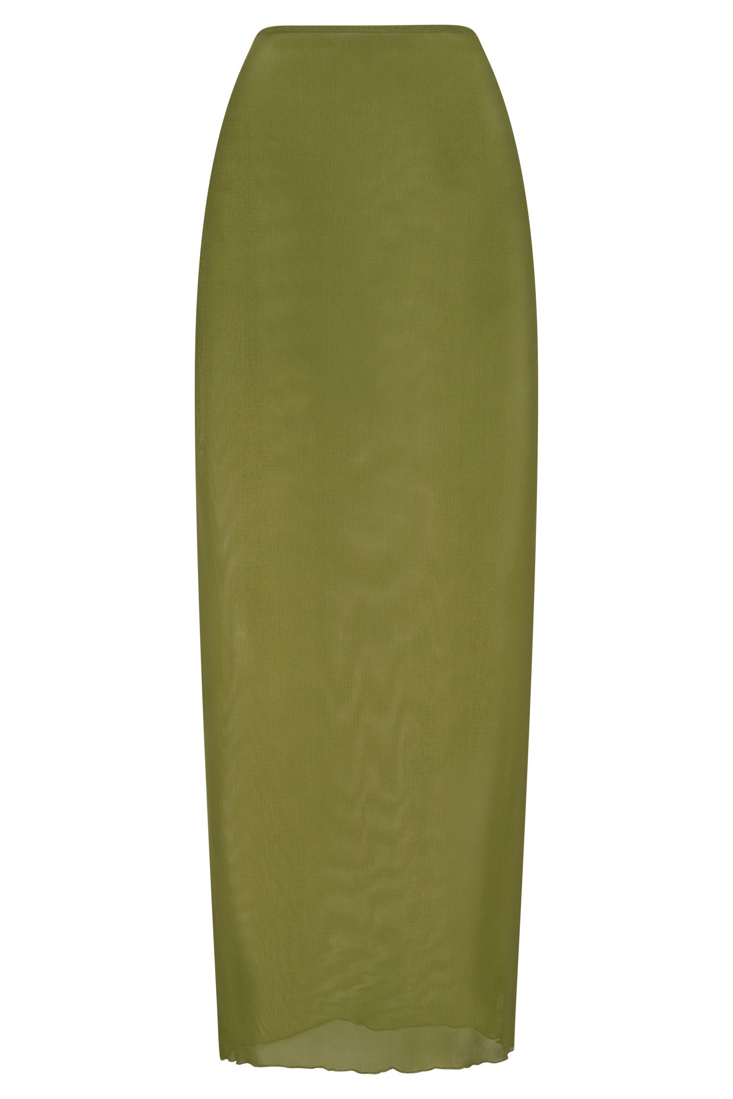 Natalia Mesh Midi Skirt - Olive sold by Meshki product image thumbnail 7