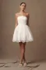 Eileen Lace Mini Dress - White sold by Meshki