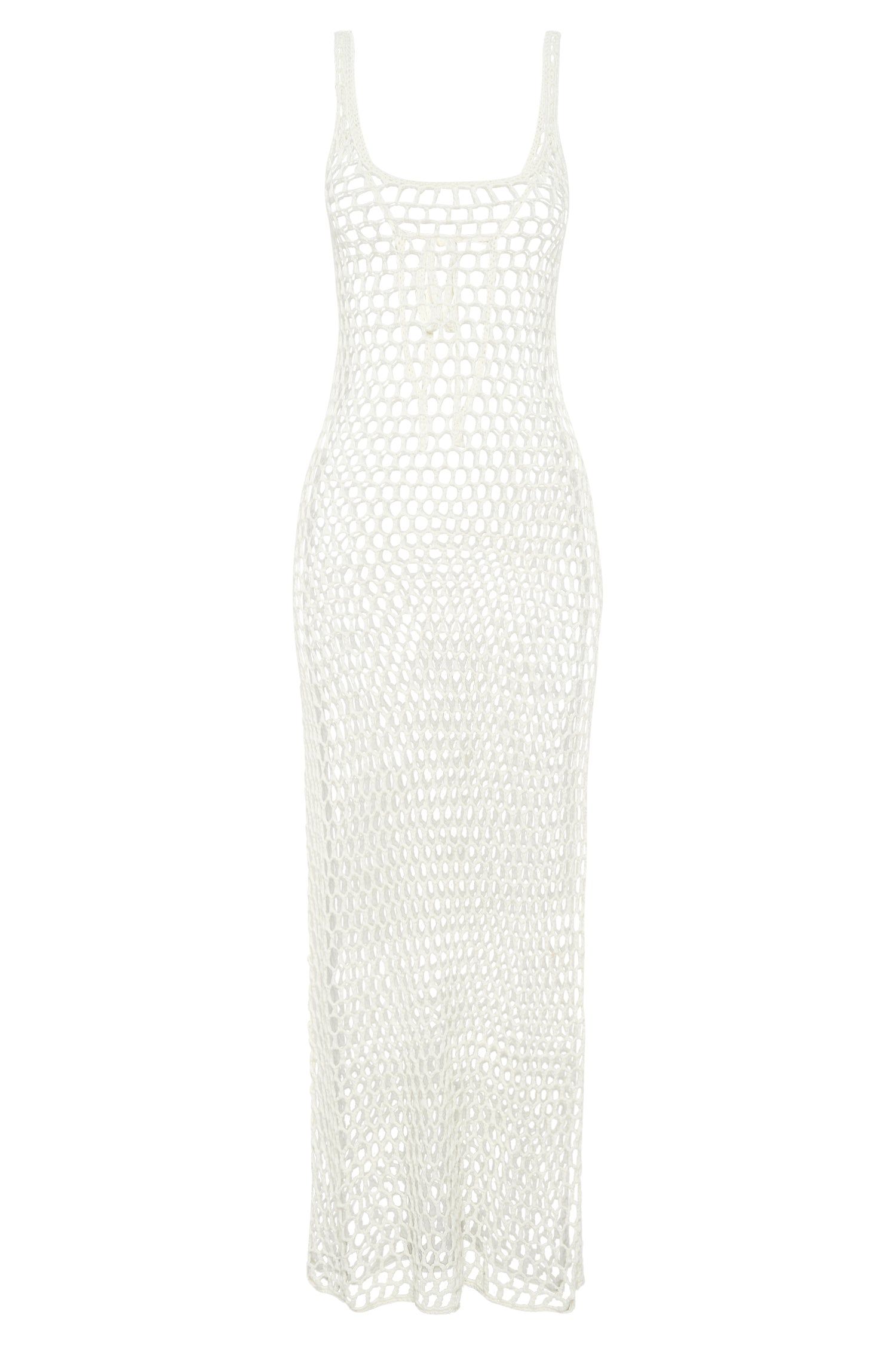 Bodhi Crochet Maxi Dress - White sold by Meshki product image thumbnail 11