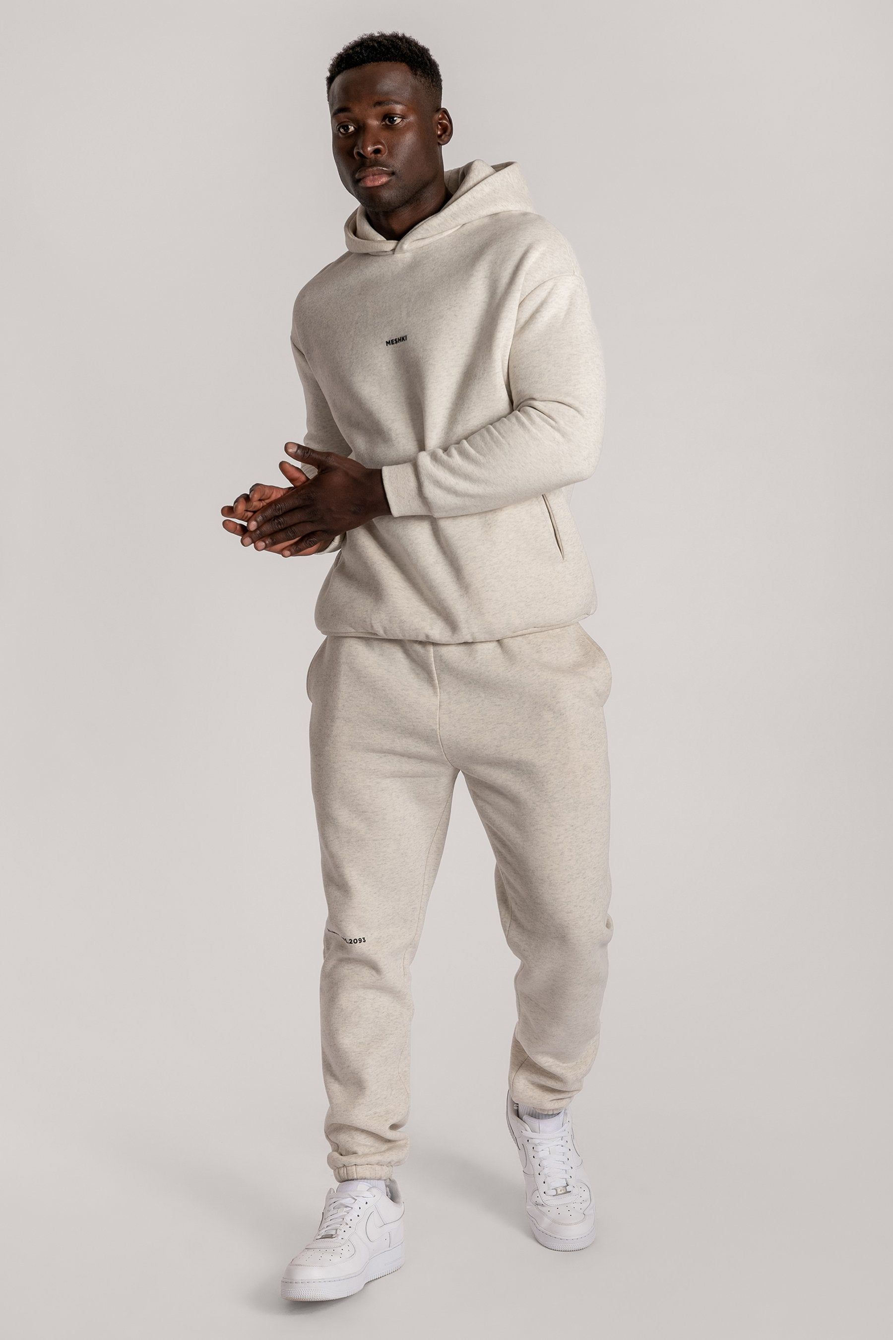 Charlie Unisex Cosy Jogger - Snow Marle sold by Meshki product image thumbnail 16