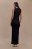 Kaia Slinky Cut Out Maxi Dress - Black sold by Meshki