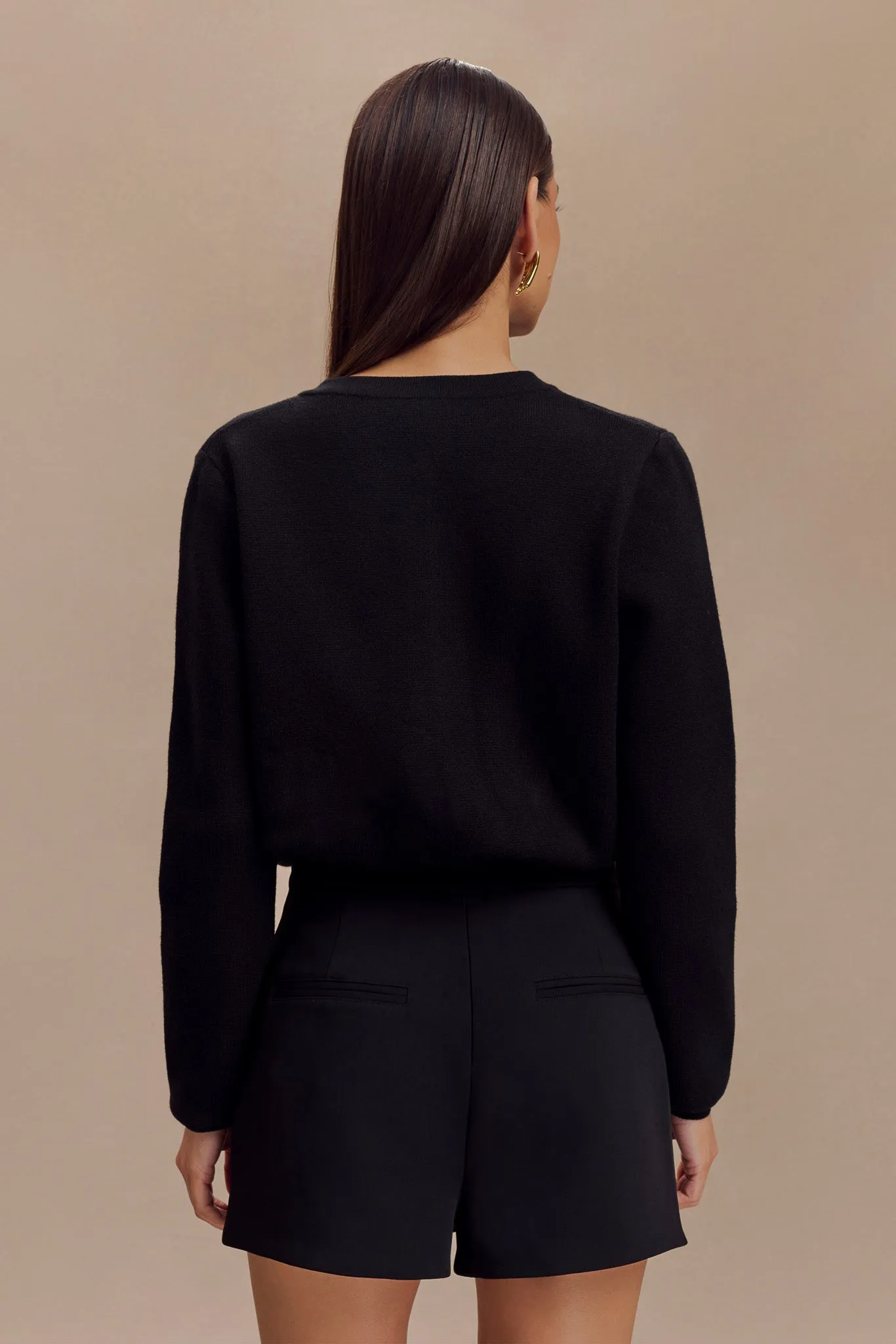 Tabitha Knit Cardigan - Black sold by Meshki product image thumbnail 2