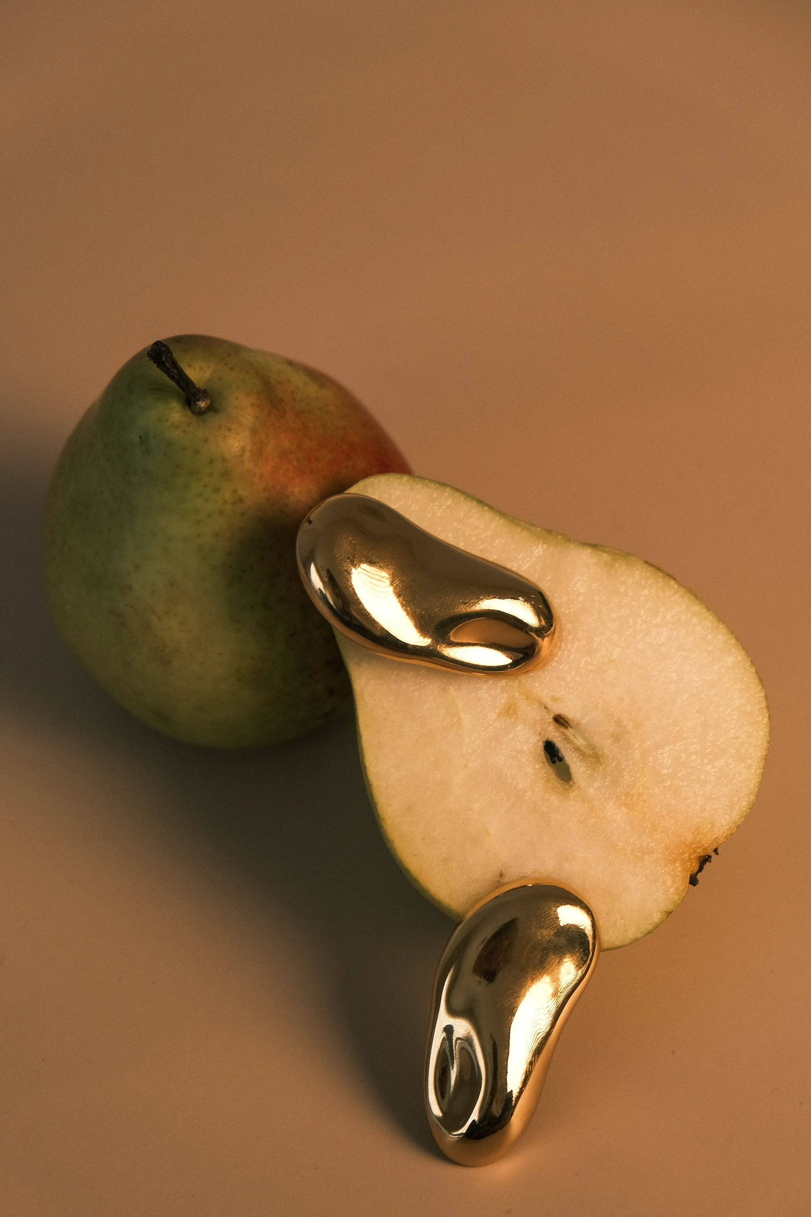 Alicia Horizontal Earrings - Gold sold by Meshki product image thumbnail 2