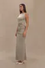 Kaia Slinky Cut Out Maxi Dress - Taupe sold by Meshki