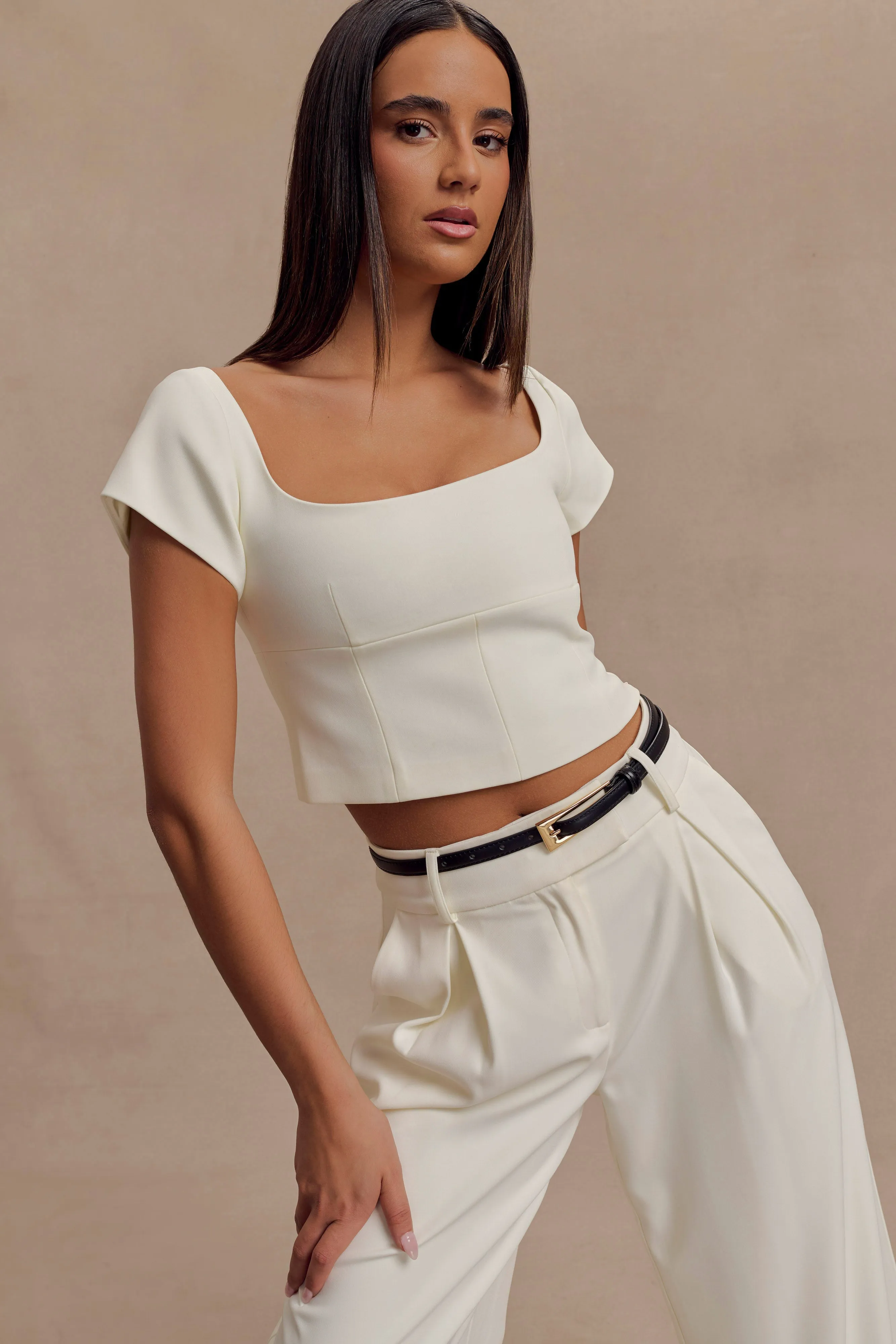 Adrian Belt With Buckle - Black sold by Meshki product image thumbnail 4