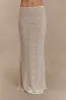 Robyn Sheer Lace Maxi Skirt - Ivory sold by Meshki