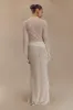 Robyn Sheer Lace Maxi Skirt - Ivory sold by Meshki