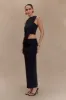 Astrid Suiting Midi Skirt - Black sold by Meshki