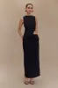 Astrid Suiting Midi Skirt - Black sold by Meshki
