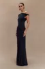 Tamsin Short Sleeve Modal Maxi Dress - Black sold by Meshki