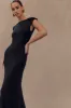 Tamsin Short Sleeve Modal Maxi Dress - Black sold by Meshki