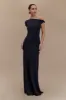 Tamsin Short Sleeve Modal Maxi Dress - Black sold by Meshki