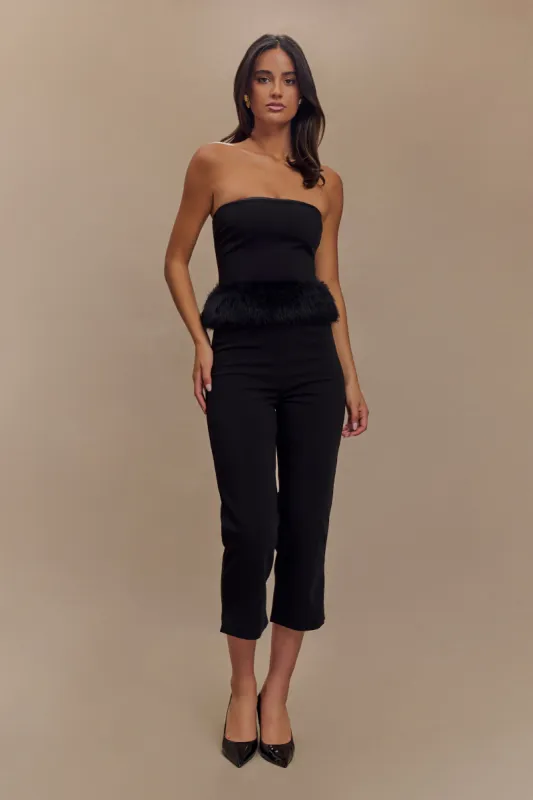 Nola Suiting Capri Pants - Black sold by Meshki